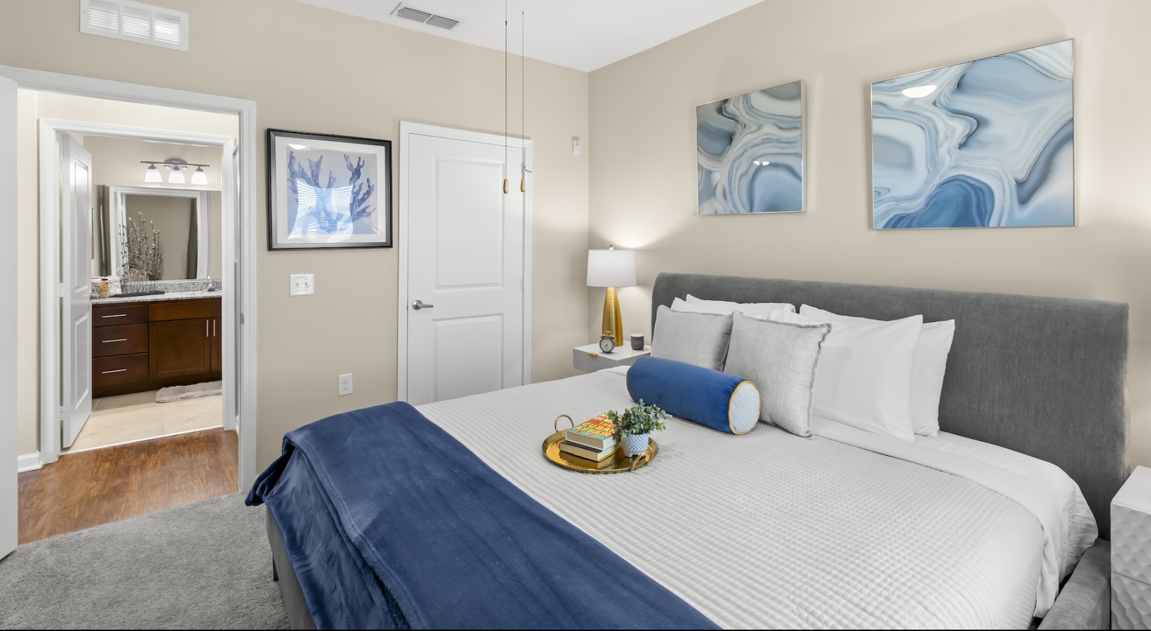 Generous bedroom offerings to fit every family Bedroom with natural lighting and high ceilings