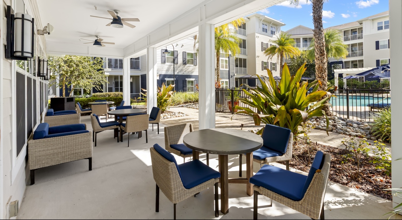Cutting-edge amenities at your fingertips an outdoor lounge