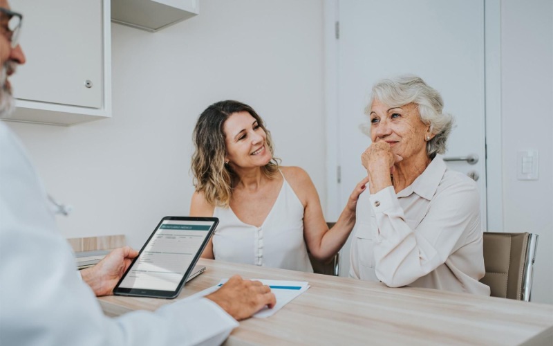 A new standard of living two women at the doctor