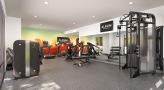 Open and well-lit fitness center