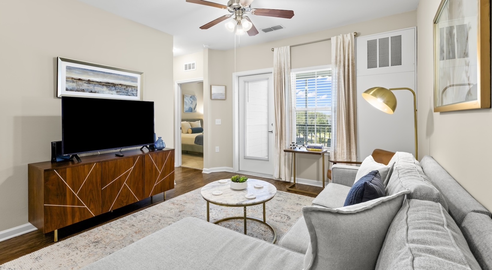 Gorgeous natural light in your living space Open space living area with natural lighting