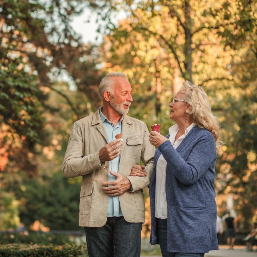 Find your perfect fit at Album Quail Springs a man and woman holding drinks