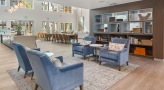 Open space living area with natural lighting