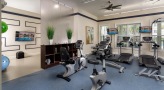 a gym with exercise equipment